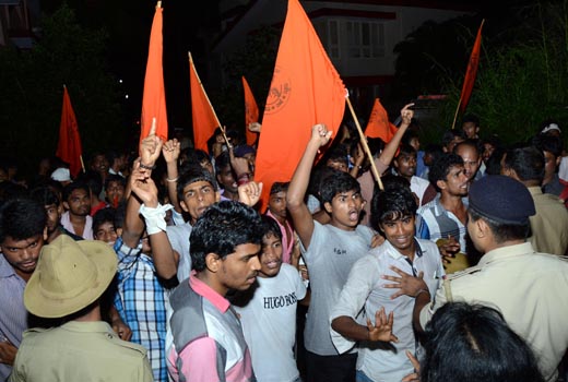 ABVP protest 1